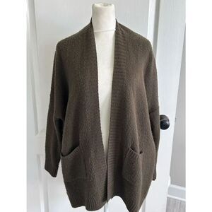debut by Anthropologie Earth tone Open-Front Cardigan Sweater